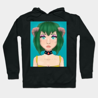 horned woman Hoodie